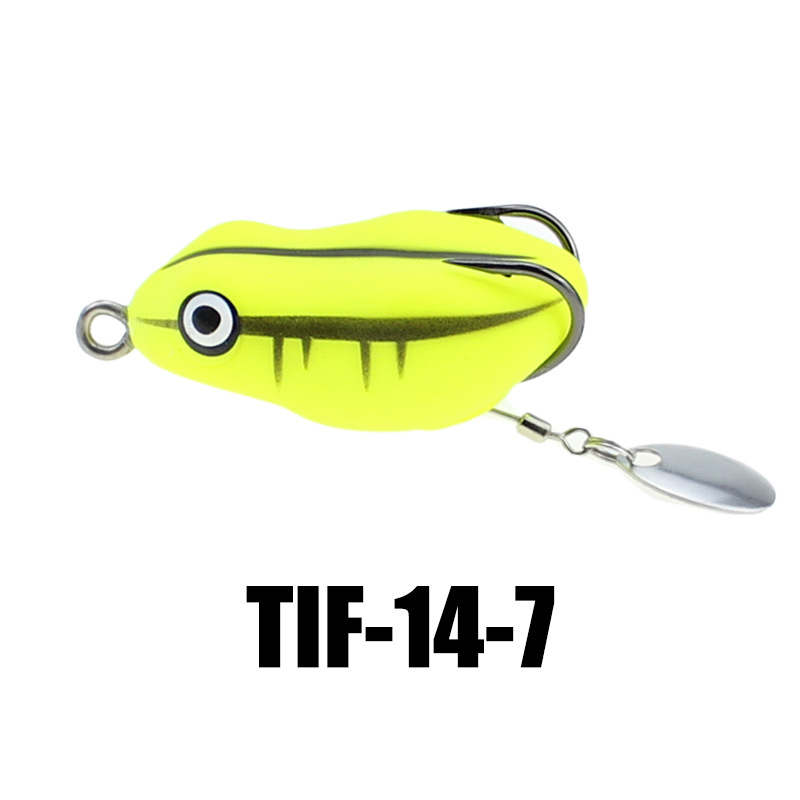 Mini Lei Rana Luya estilo tailandés pescado negro duro negro 45mm 8,5G