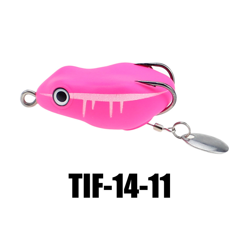 Mini Lei Rana Luya estilo tailandés pescado negro duro negro 45mm 8,5G