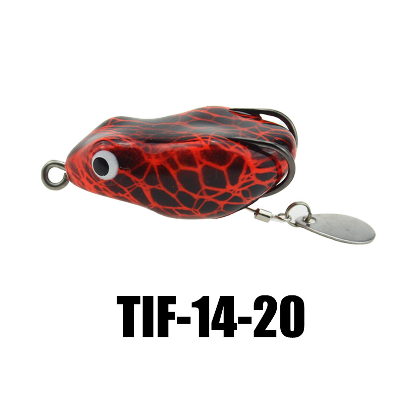 Mini Lei Rana Luya estilo tailandés pescado negro duro negro 45mm 8,5G