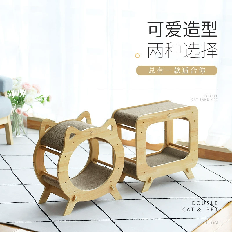 Мяу Фея Веселая Кошка Игрушка Кошачье Гнездо Товары Для Кошек Доска Кошачий Коготь Товары Для Кошачьей Жизни Гофрированная Бумага Кошачья Скреста Доска Гнездо