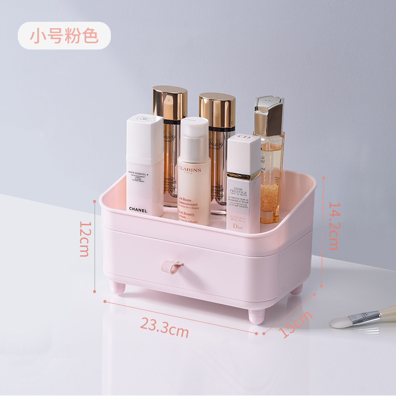 Internet celebridad multi-funcional transparente maquillaje vestidor caja cajón portátil separado caja de almacenamiento hogar productos de cuidado de la piel caja de almacenamiento