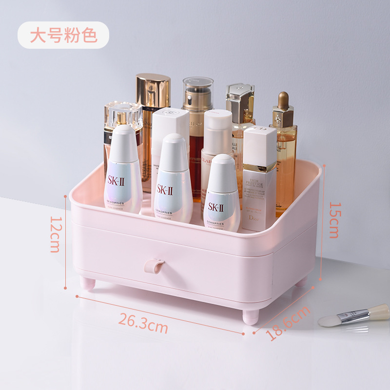 Internet celebridad multi-funcional transparente maquillaje vestidor caja cajón portátil separado caja de almacenamiento hogar productos de cuidado de la piel caja de almacenamiento