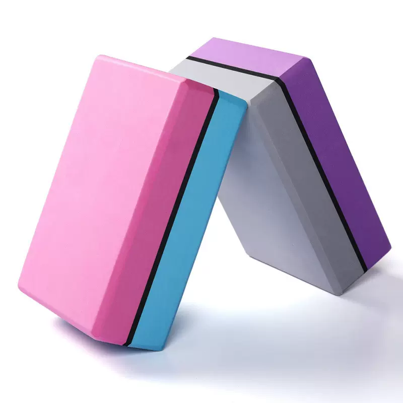 厂家定制 单双色瑜伽砖 高密度eva儿童舞蹈砖 瑜伽辅助用品批发