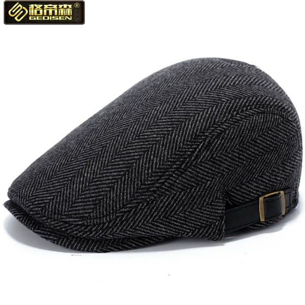 Card - gray herringbone