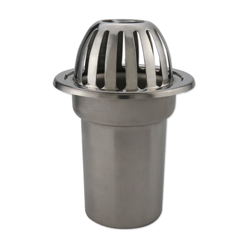 Desagüe de piso de techo exterior de acero inoxidable tipo 87 antibloqueo Cubo de lluvia balcón terraza exterior jardín antibloqueo cubierta de drenaje de piso