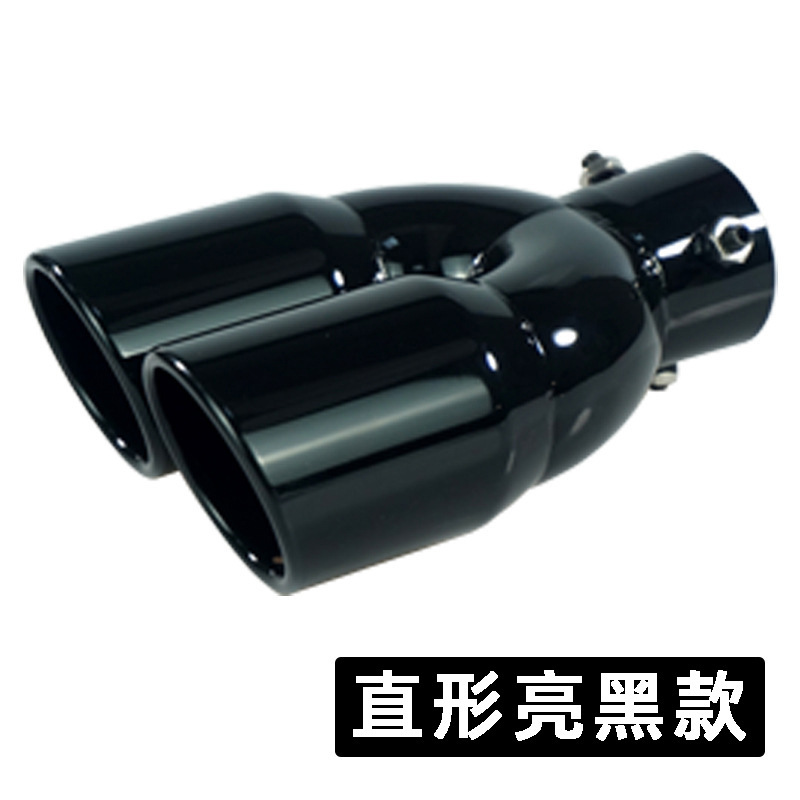 Negro brillante recto