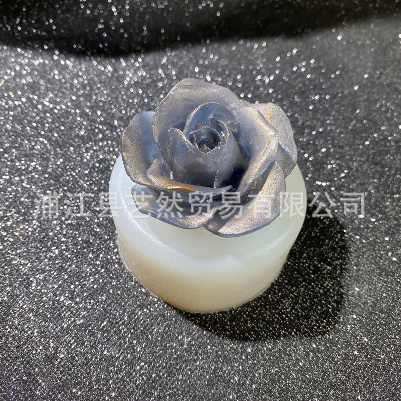 DIY Rosa peonía silicona molde hecho a mano de cristal epoxi yeso aromaterapia Mesa Decoración Accesorios