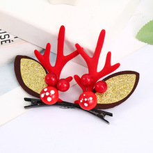 圣诞节头饰欧美儿童发箍装饰品新款麋鹿角头箍