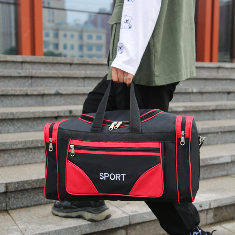Large-Capacity Satchel Travel Bag for Men and Women Traveling, Business Trip, Work Preparation, Clutch Bag, Foldable Student Bag, Work Bag