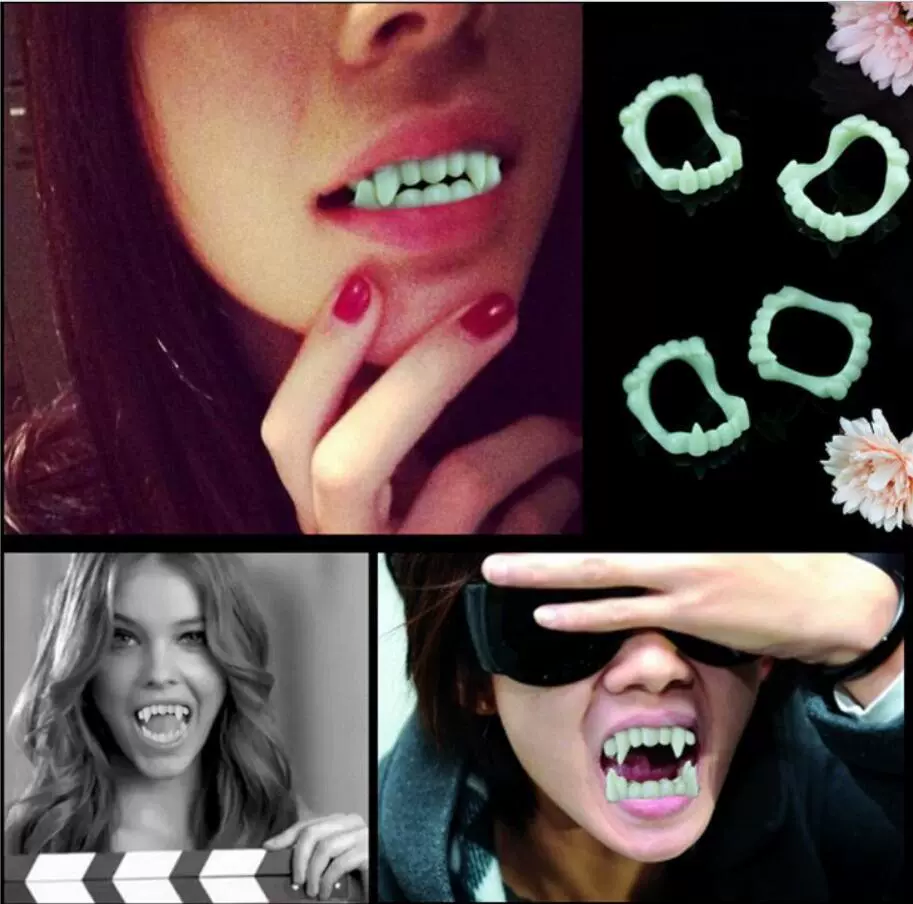 Апрельский день дурака хитрые игрушки реквизит для Хэллоуина ужас вампир светящиеся накладные зубы игрушки для угрозы