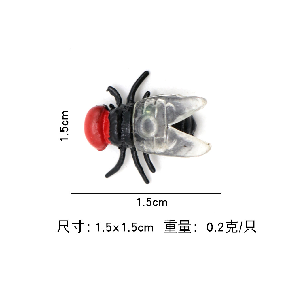 仿真蒼蠅玩具動物模型 惡搞整人蒼蠅蜘蛛萬聖節迷你蒼蠅整蠱玩具