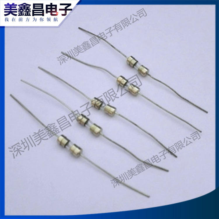 厂家批发 NTC玻封温度传感器100K3%3950 热敏ntc温度传感器