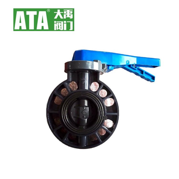 供应 塑料阀门 手柄 式     UPVC 材质就是改性聚氯乙烯DN150