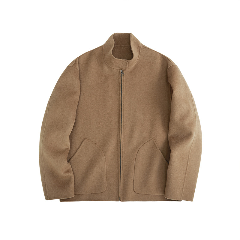 Demi-season trend small short double-sided jacket