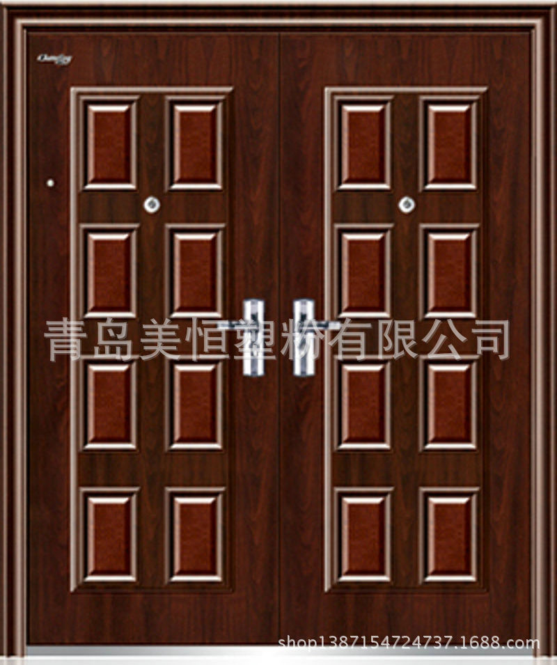 户外防盗门粉末涂料 建筑围栏用聚酯粉末涂料 聚氨酯高硬度塑粉