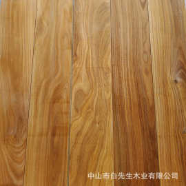 中山实木地板厂家直供  南美玉檀香绿檀维腊木免油漆素板原木地板