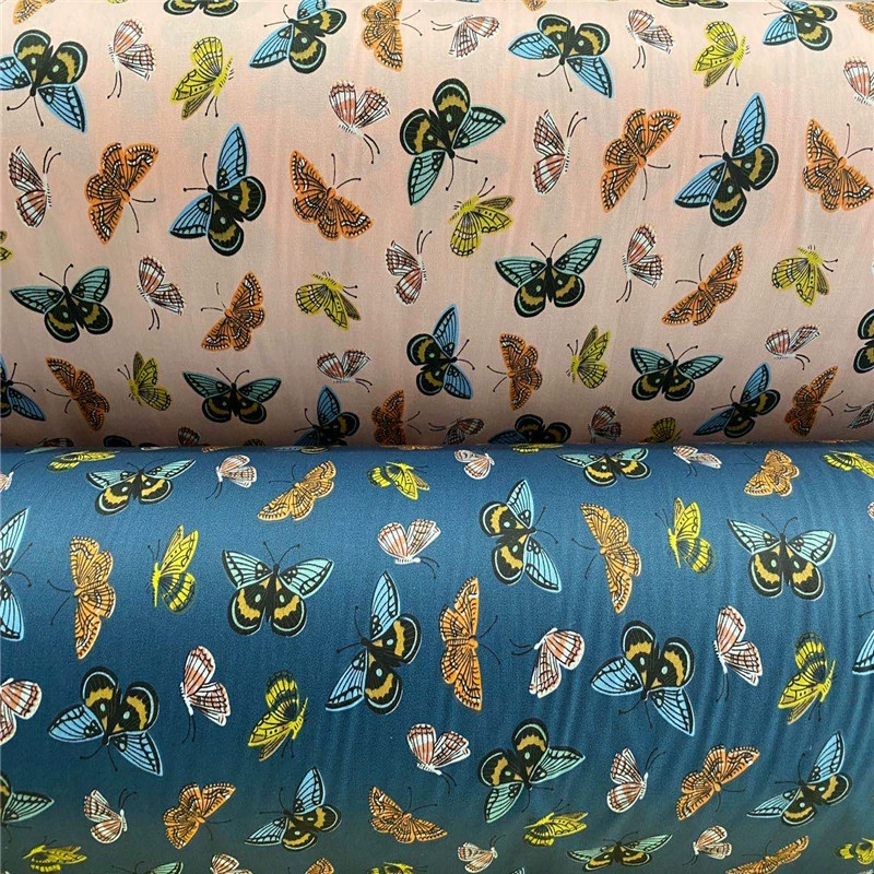 Хлопковая саржа японская и корейская ткань для садовых постельных принадлежностей детская хлопковая ткань для одежды DIY ткань ручной работы оптом