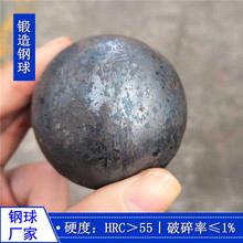 耐磨钢球45#材质锻造  球磨机用高硬度 不破碎 不失圆 热轧球锻打