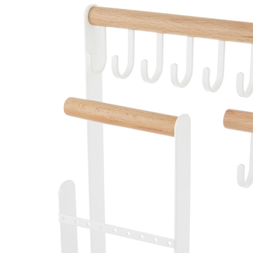 Nordic light luxury ins style metal earrings and necklace storage rack creative vertical living room and bedroom jewelry storage rack