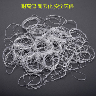 Factory TPU transparent rubber band Anti-Aging cowhide band sun-resistant leather ring rubber cover leather cover