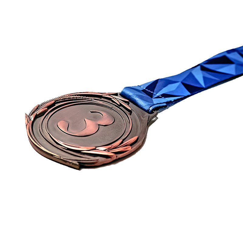 Medallas alemanas personalizadas para competiciones deportivas, etiquetas universales para medallas, medallas de bronce metálicas.
