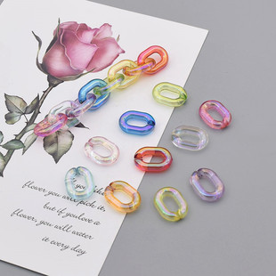 DIY�Ʒ����ò� 20*14mm͸��AB��ɫ�����_��Ȧ朿ۿɽM�b朗l