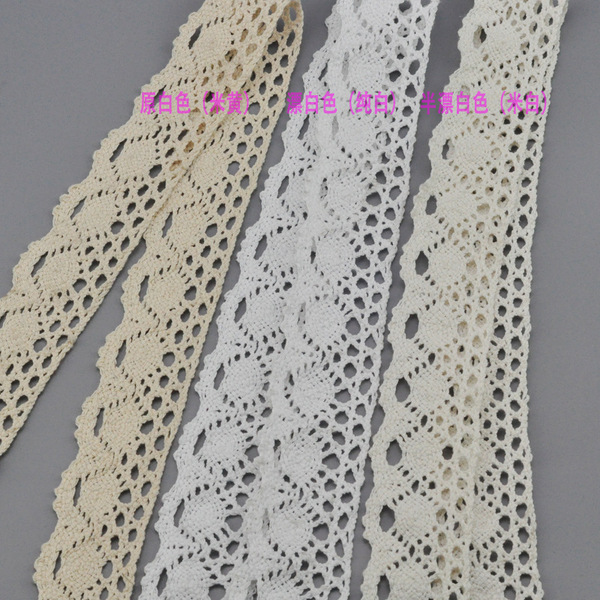 4cm lace home textile clothing accessories Cotton thread lace…