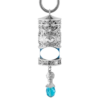 Alloy Material Metal Car Car hanging - silver-magic-pendant-empty-bottle-bead-color-random-note