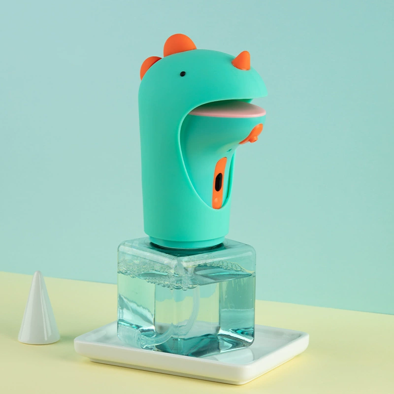 Mogi Kids Cartoon Soap Dispenser - Automatic Dynamic Induction, Battery-Powered Dinosaur 250ml