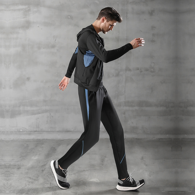 Nueva primavera y verano casual ropa deportiva para hombres gimnasio corriendo chaqueta ligera con capucha entrenamiento transpirable