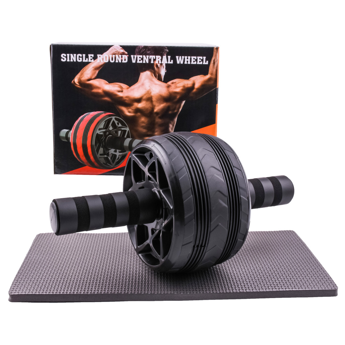 Abdominal Wheel Single Wheel Abdominal Wheel Abdominal Muscle Wheel Household Floor Fitness Equipment Abdominal Exercise Leg Beauty Device