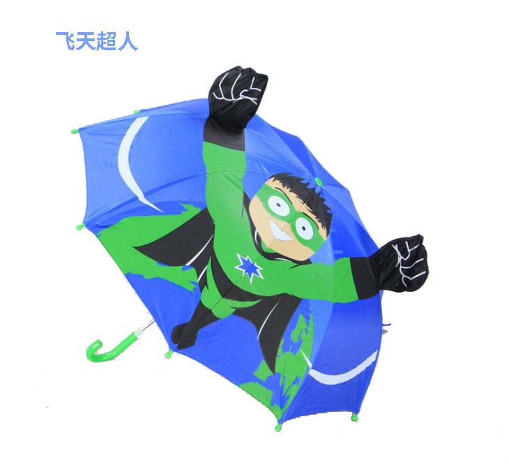 Flying Superman three-dimensional ear umbrella