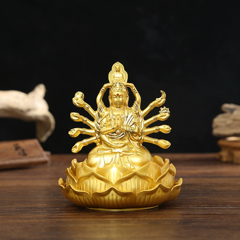 Новый Lotus Thousand-Hand Guanyin украшение автомобиля цинковый сплав Guanyin оптовые поставки творческих украшений автомобиля