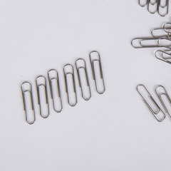 Manufacturer supply nickel-plated paper clips silver paper clips office paper clips electroplated paper clips metal paper clips
