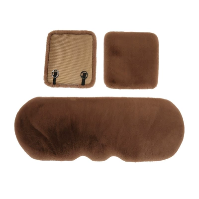 winter three-piece warm seat cushion, Wool pad