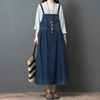 Summer denim suspenders, dress