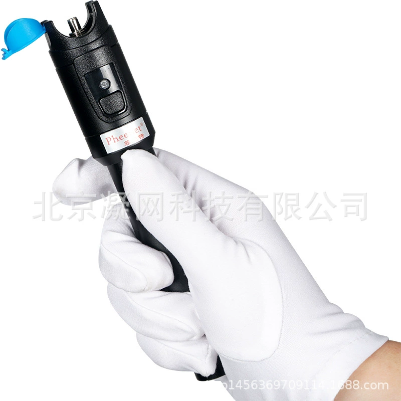 [Горячая распродажа] Finet 10 км Red Light Pen Волоконно-оптический интерфейс/Интерфейс светового пера Универсальный черный