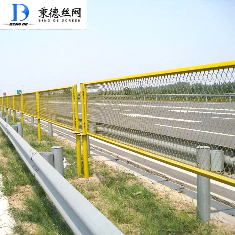 公路防眩网道路防落物网防撞围栏桥梁浸塑隔离护栏框架防抛网厂家
