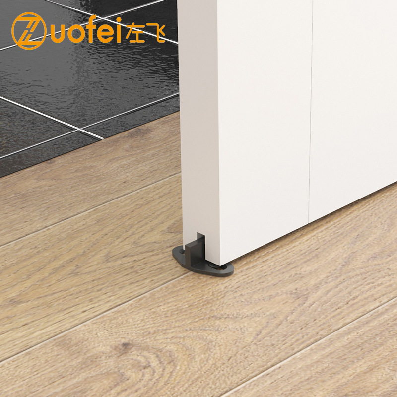 Barn Door Anti-Swing Device, Limit Switch, Pom Material, Barn Door Hanging Rail Accessories, Sliding Door Groove, Iron Anti-Swing Device