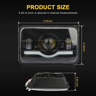 5Ӣ�緽�Ο���܇��4x6��LEDǰ�����܇5�緽�Ύ�������܇���