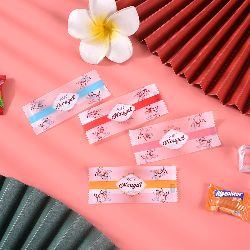 厂家直供烘焙饼干袋牛轧糖包装袋奶糖内包装纸磨砂机封袋糖果袋