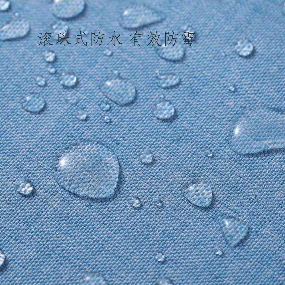 Suministro transfronterizo 235g peso imitación de lino Cortina de ducha de color sólido impermeable engrosada baño partición cortina de tela de poliéster cortina de baño