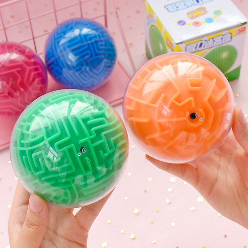 Han Luo 3D three-dimensional magic maze ball educational toy rolling ball children's primary school students advanced balance ball track