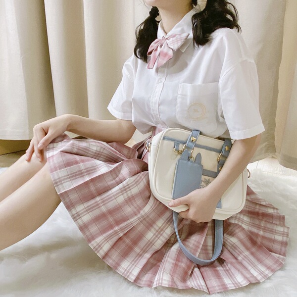 Autumn Japanese student pleated skirt