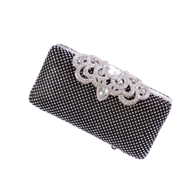 Pochette da sera elegante con strass borsa a tracolla donna lusso_voghion.com
