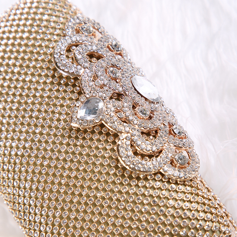 Pochette da sera elegante con strass borsa a tracolla donna lusso_voghion.com