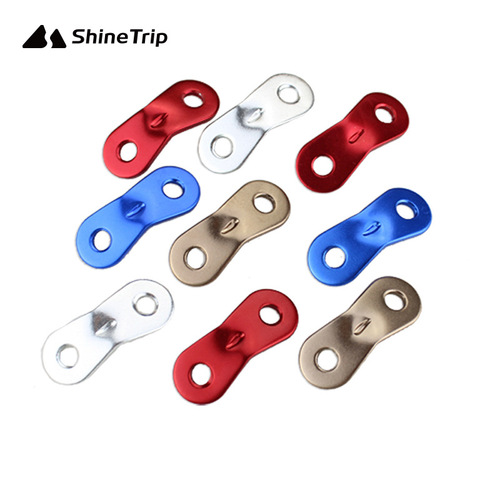Double-eye aluminum alloy paracord buckle, tent drawstring accessories, wind rope buckle, tent canopy wind rope buckle, paracord buckle