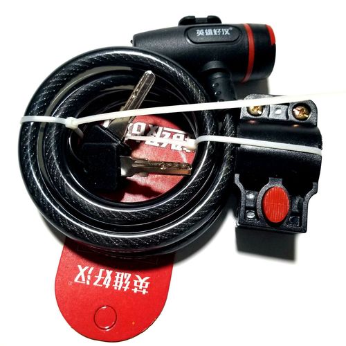 Cross-border bike locks Bicycle hero locks Mountain bike wire locks Cable key locks Cycling equipment