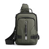 Universal chest bag for leisure, street trend waterproof bag strap one shoulder