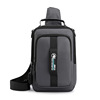 Universal chest bag for leisure, street trend waterproof bag strap one shoulder